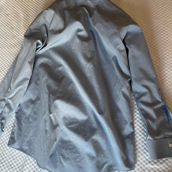 Brooks Brothers Extra Slim Fit Blue Dress Shirt 16-32 - Picture 3 of 3